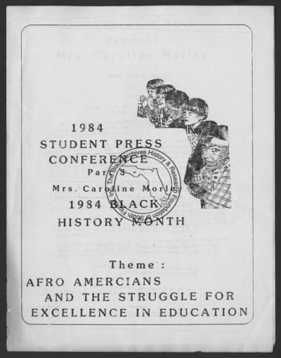 BAF_MS_00001M (Article Student Press Conference 1984 - 1) - access